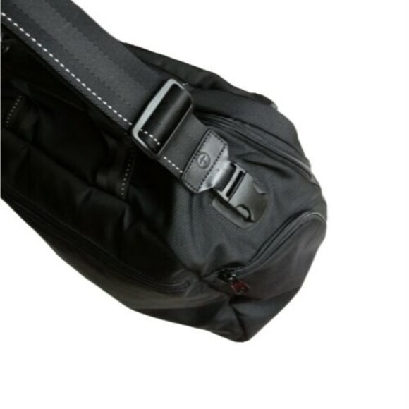 Tumi Unisex Black Nylon Business Bag Multi Compartments Adjustable Strap - Picture 7 of 7